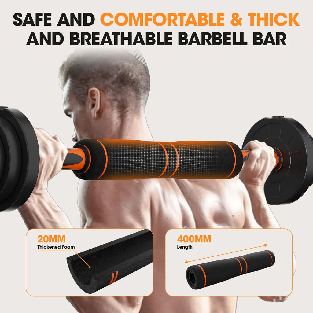 THAILE 4-in-1 Adjustable Dumbbell Set, Multifunctional Workout Equipment for Home Gym, 60 Lbs